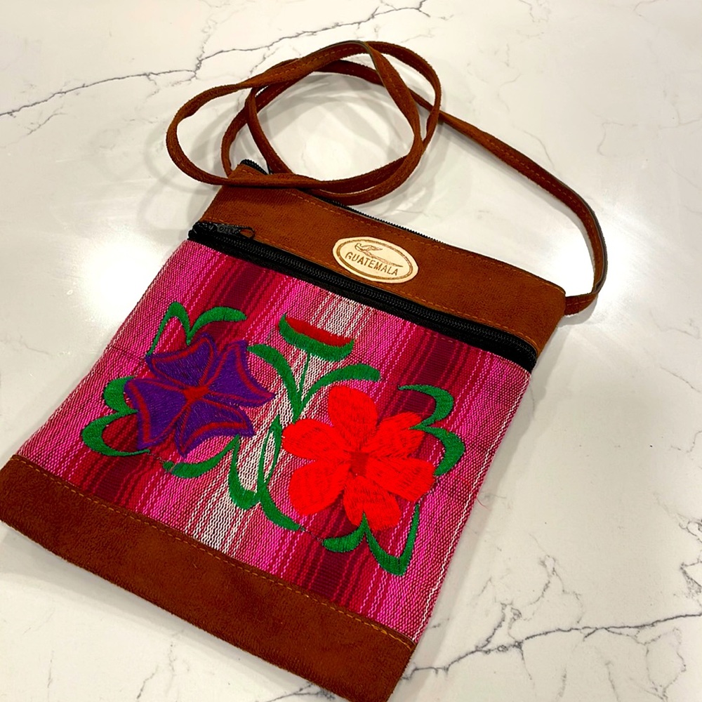 Woven Shoulder Bag From Guatemala